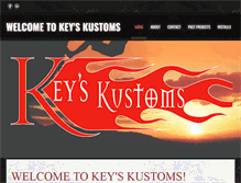 Tablet Screenshot of keyskustoms.com